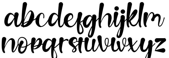 Lemillion Font LOWERCASE