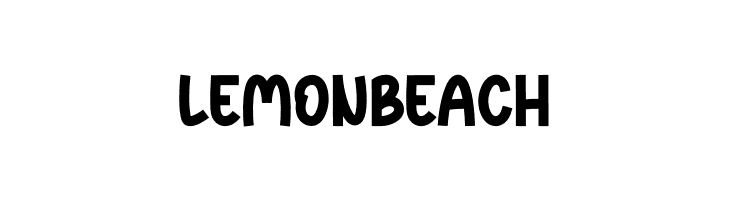 Lemon Beach  Frei Schriftart Herunterladen