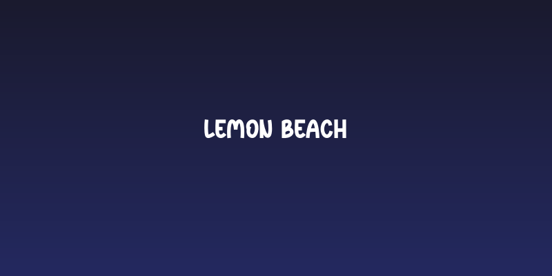 Lemon Beach Social Header