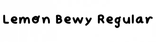 Lemon Bewy Regular  تنزيل الخطوط