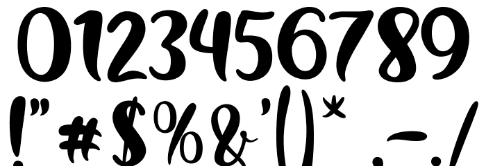 Lemon Brownies Font OTHER CHARS
