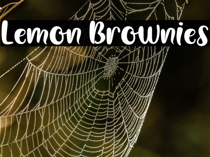 Lemon Brownies Example 2