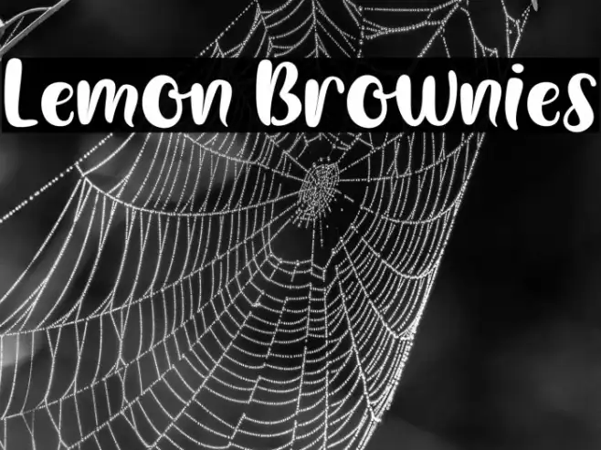 Lemon Brownies Example 2