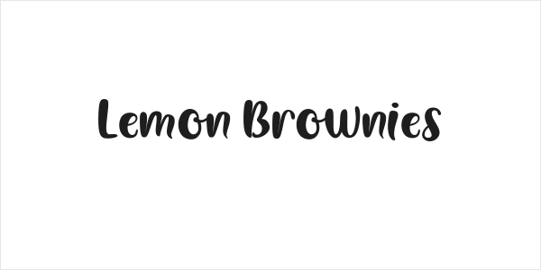 Lemon Brownies Logo