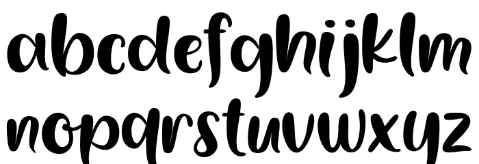 Lemon Brownies Font LOWERCASE