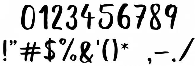 Lemon Cake Font OTHER CHARS