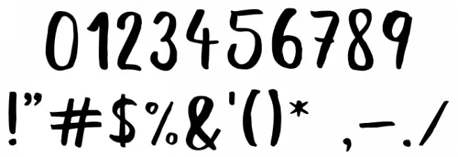 Lemon Cake Font OTHER CHARS