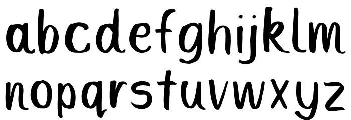 Lemon Cake Font LOWERCASE