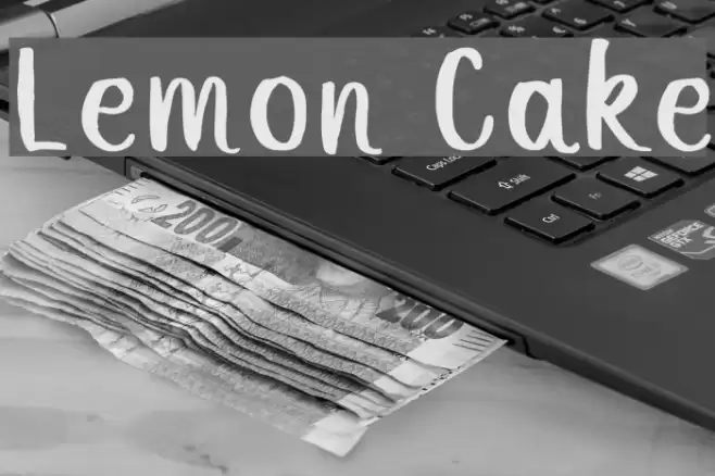 Lemon Cake Font examples