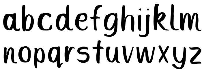 Lemon Cake Font LOWERCASE