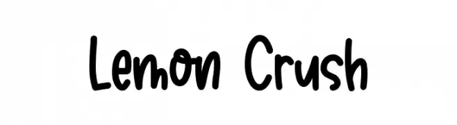 Lemon Crush  Descarca Fonturi Gratis