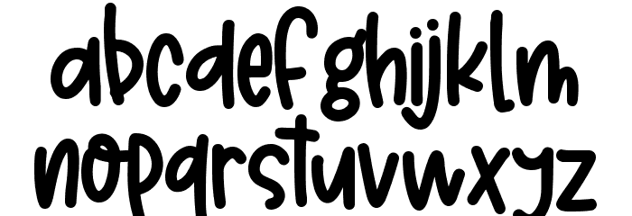 Lemon Crush Font LOWERCASE