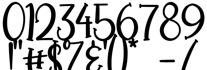 Lemon Delight Font OTHER CHARS
