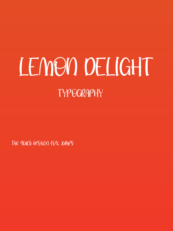 Lemon Delight Poster