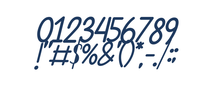 Lemon Drink Italic Other Characters