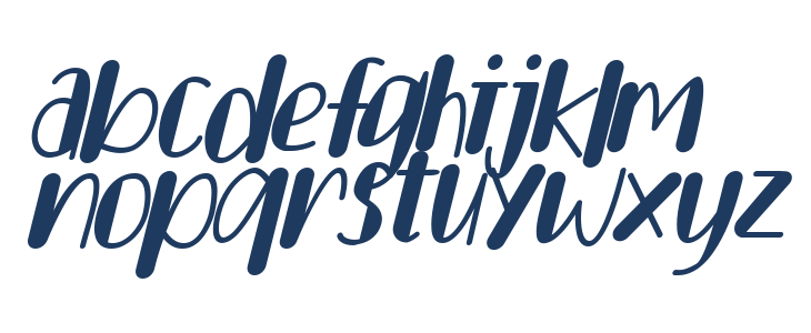 Lemon Drink Italic Lowercase