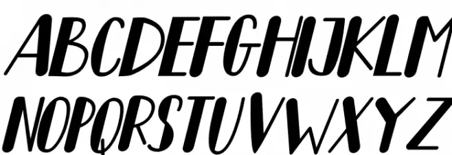 Lemon Drink Italic Schriftart Groß