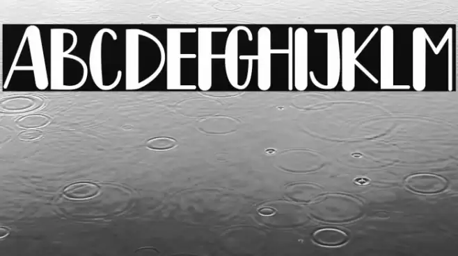 Lemon Drink Font examples