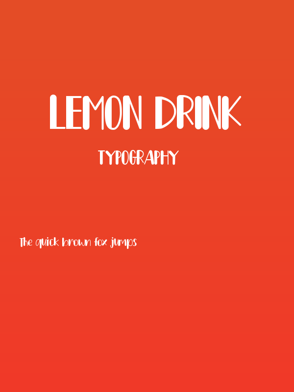 Lemon Drink Poster