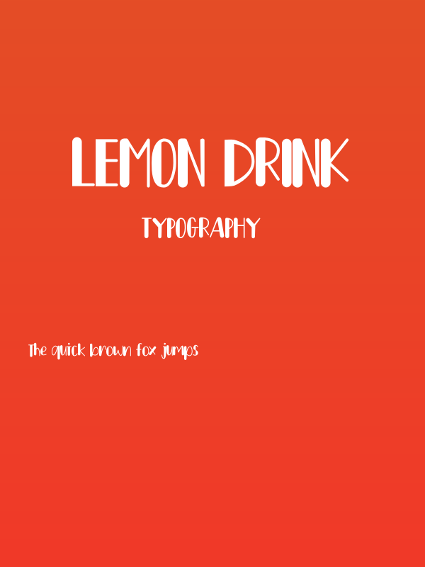 Lemon Drink Poster