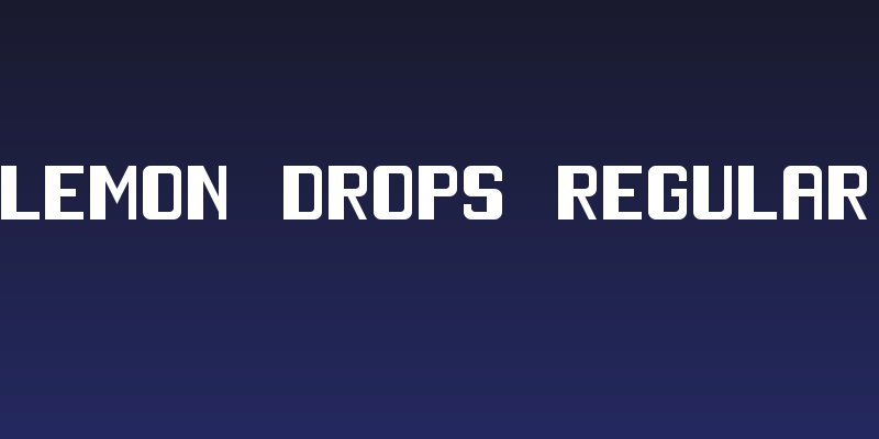 Lemon Drops Regular Social Header