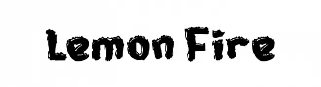 Lemon Fire Caratteri