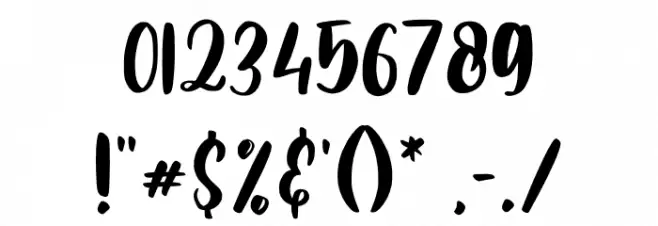 Lemon Fresh Font OTHER CHARS