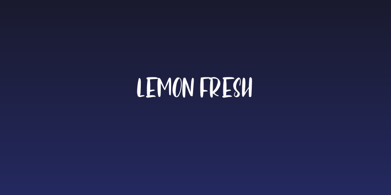 Lemon Fresh Social Header