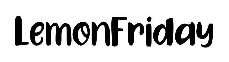 Lemon Friday  Fuentes Gratis Descargar