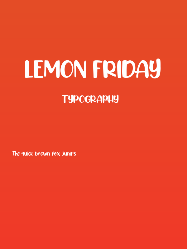 Lemon Friday Poster