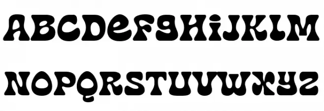 Lemon Funky Шрифта ВЕРХНИЙ