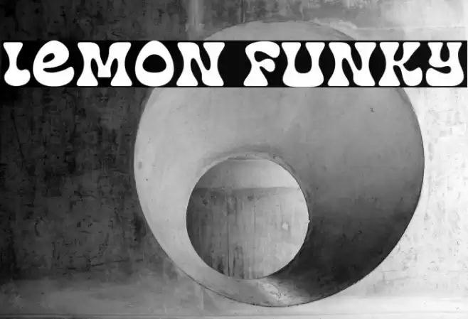 Lemon Funky Fonte examples