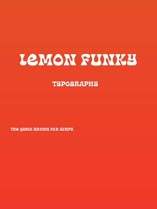 Lemon Funky Poster