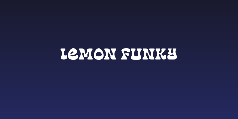 Lemon Funky Social Header
