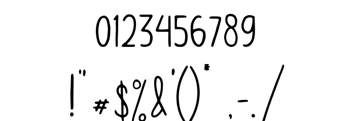 Lemon Grapes Regular Font OTHER CHARS