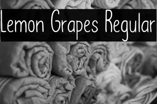 Lemon Grapes Regular Example 2
