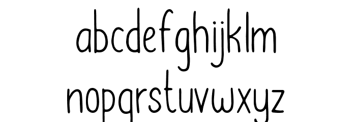 Lemon Grapes Regular Font LOWERCASE