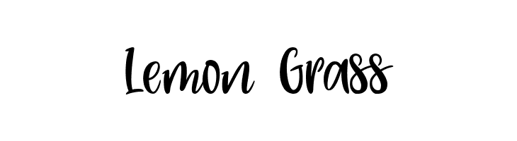 Lemon Grass Font