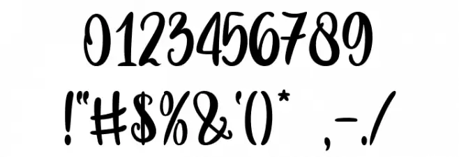 Lemon Grass Font Alte caractere