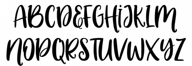 Lemon Grass Schriftart Groß