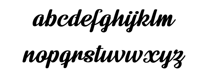 Lemon Jelly Personal Use Font LOWERCASE