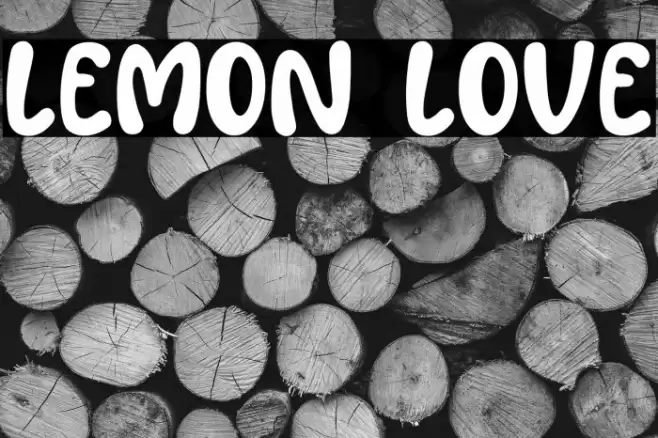 Lemon Love Font examples