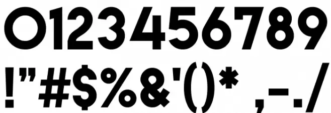 Lemon/Milk Font OTHER CHARS