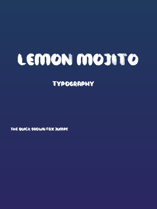 Lemon Mojito Poster