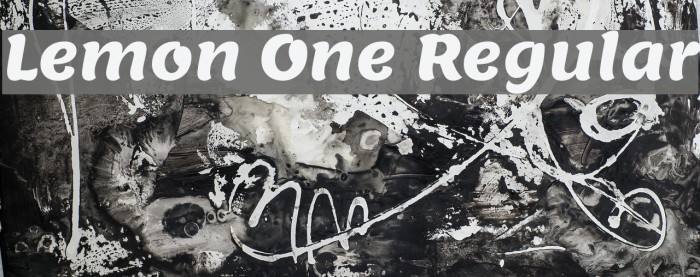 Lemon One Regular Font examples