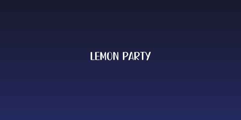 Lemon Party Social Header