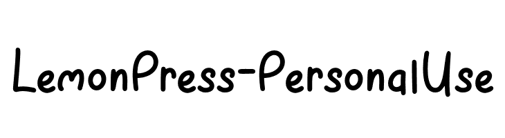 Lemon Press - Personal Use Polices