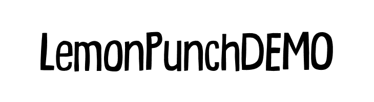 Lemon Punch DEMO  Скачать бесплатные шрифты