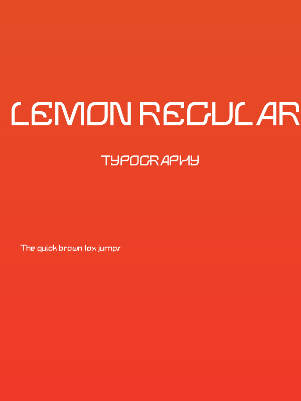Lemon Regular Poster