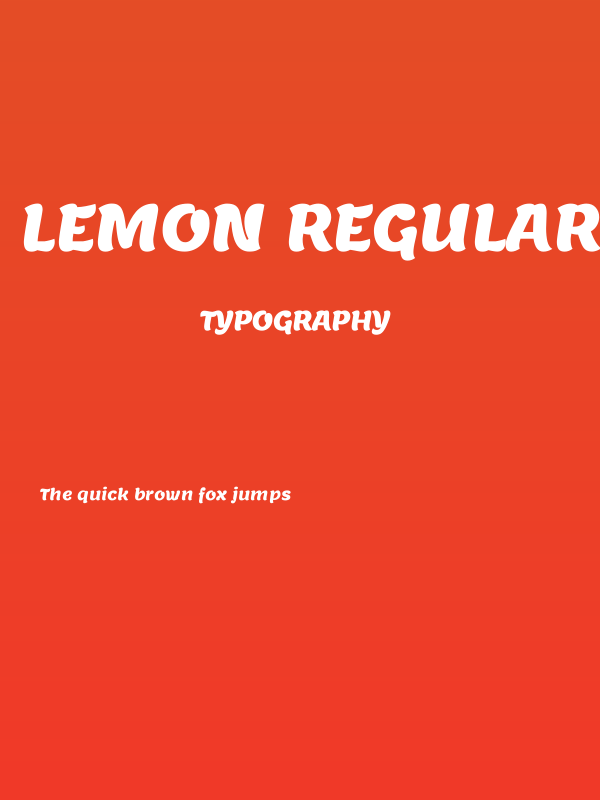 Lemon Regular Poster
